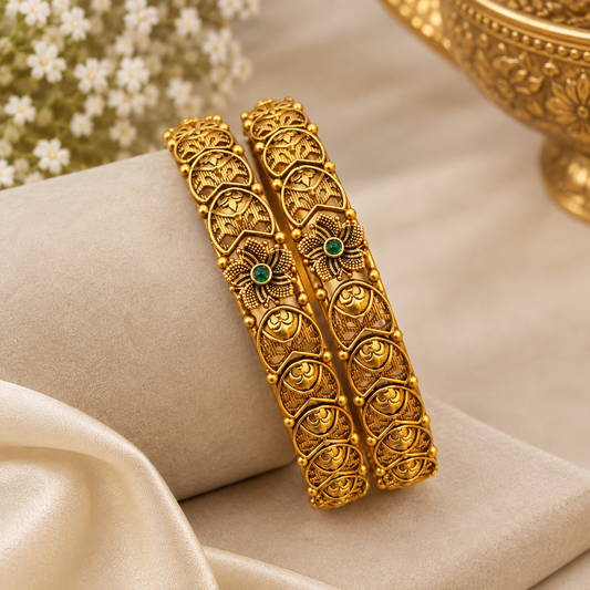Antique flower design kada(2)