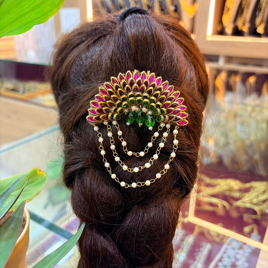 layered lotus with hanging