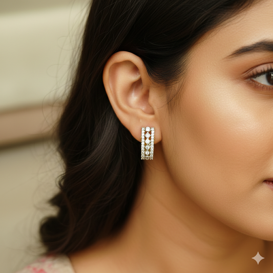 92.5 silver gold plated J type tops 014