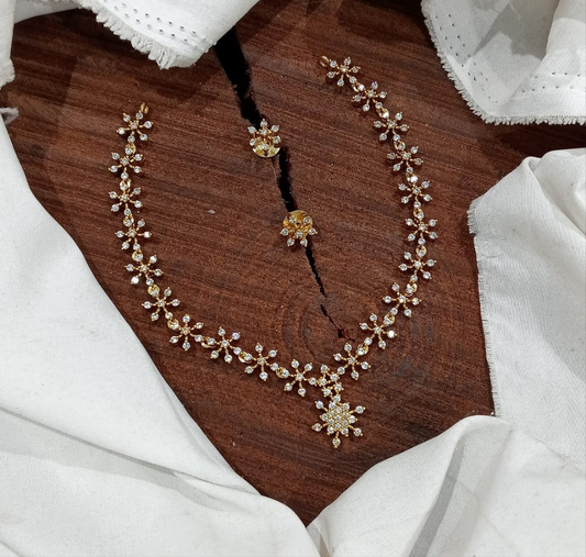 Ad stone simple elegant necklace
