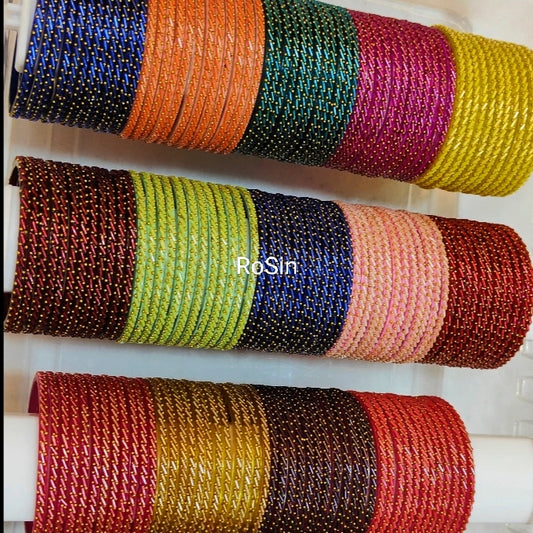 Jhalak designer glass bangles(6 bangles)