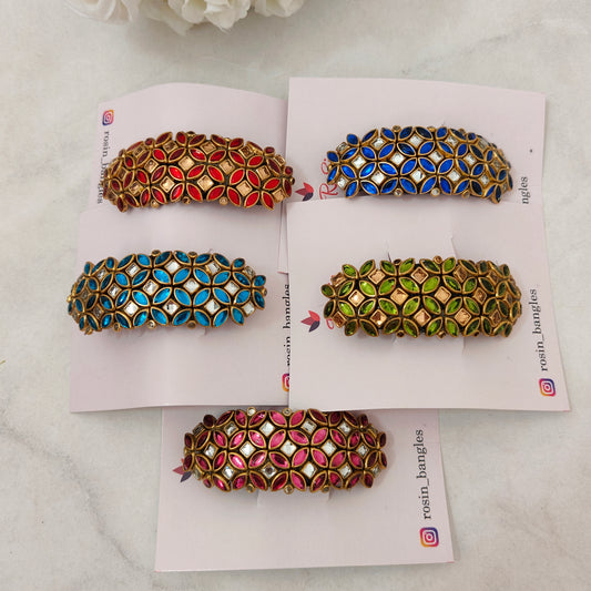 Barette clip colourful patterns