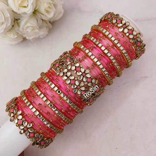 Baby pink bridal set