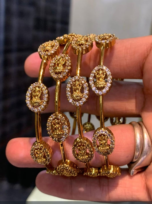 Lakshmi stone bangles (4)