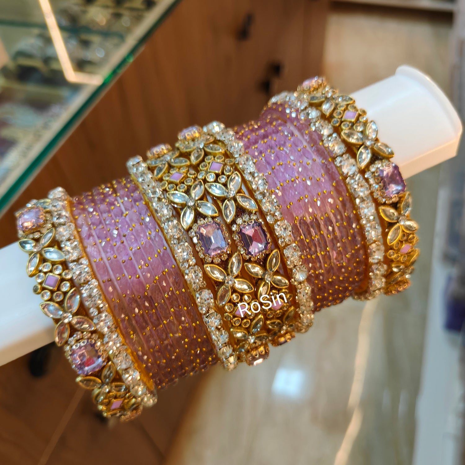 Glass mixed bridal sets