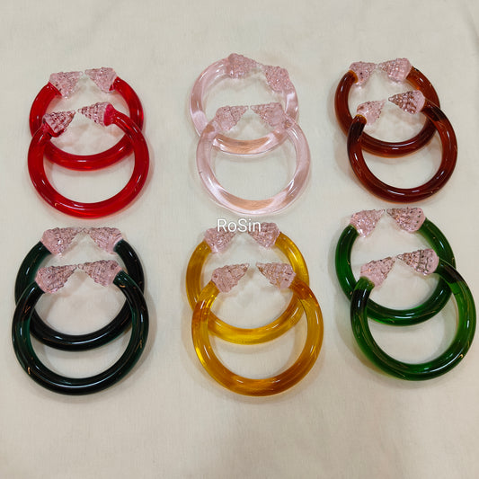 Alexa glass kada (2 bangles)