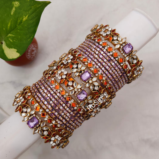 Lavender and orange set