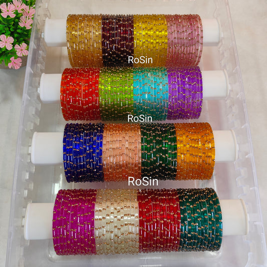 Kavi glass bangles (1 dozen)