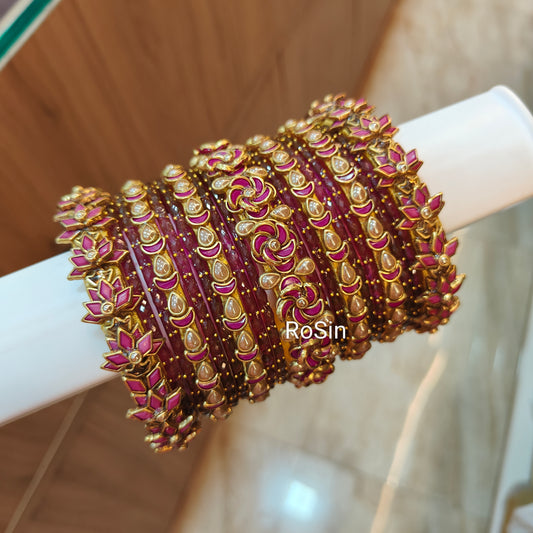 Rose and lotus mixed set(1 hand)