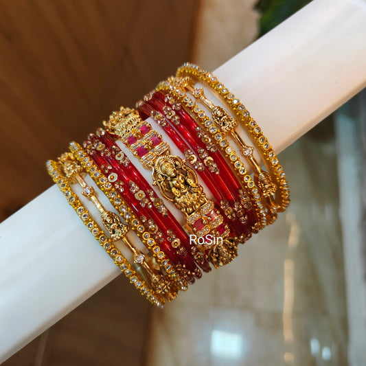Ashta Lakshmi bangles set (1 hand)
