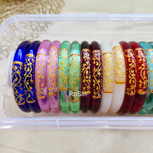 10mm handpainted crystal kada