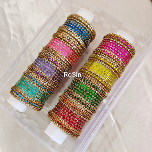 Vennila bangles stack (1 colour set)