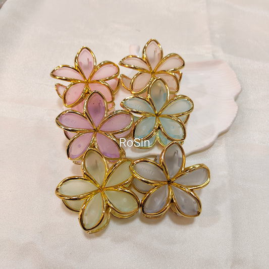 Flower metallic claw (1 piece)