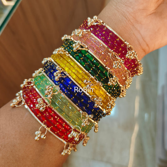 Raindrop ghungroo mixed set(2 hands)