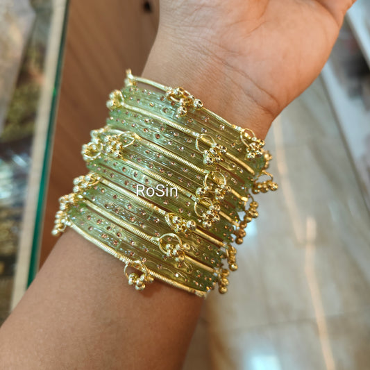 Ghungroo 8 bangles set