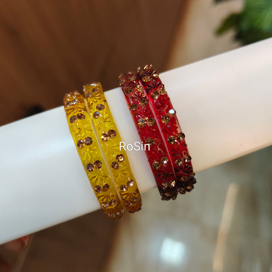 Laya kids glass kada (2 bangles)