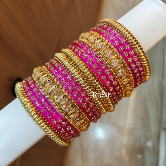 Annakili premium bangles stack (2 hands)