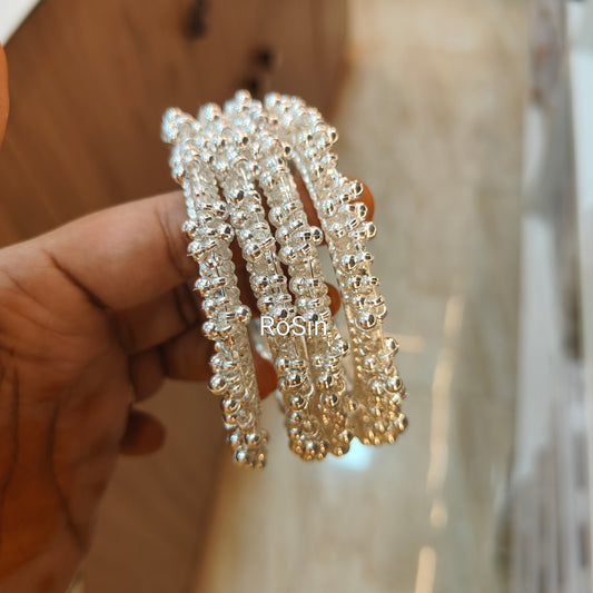 Silver ghungroo kada (4)