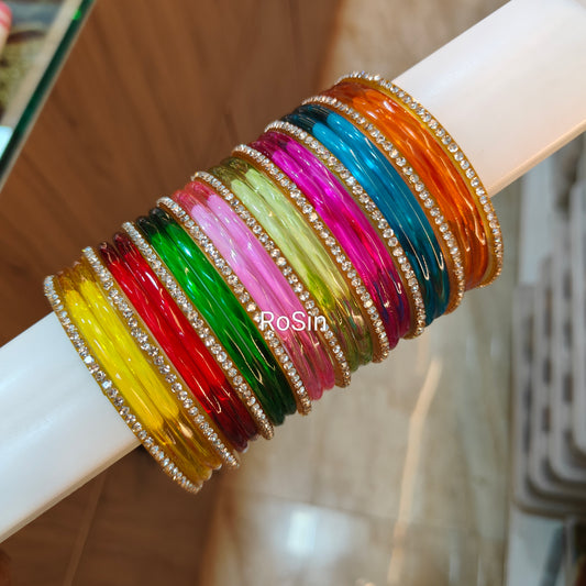 Jelly colourful combo set(2 hands)