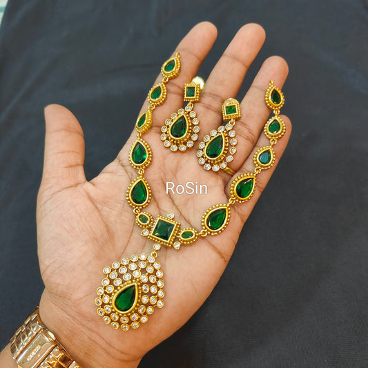 Jyothika mam inspired necklace (with chain)