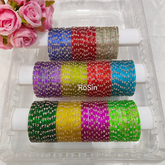 Charvi glass bangles (1 dozen)