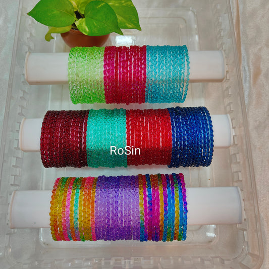 Maggie bangles budget glass (6 bangles only)