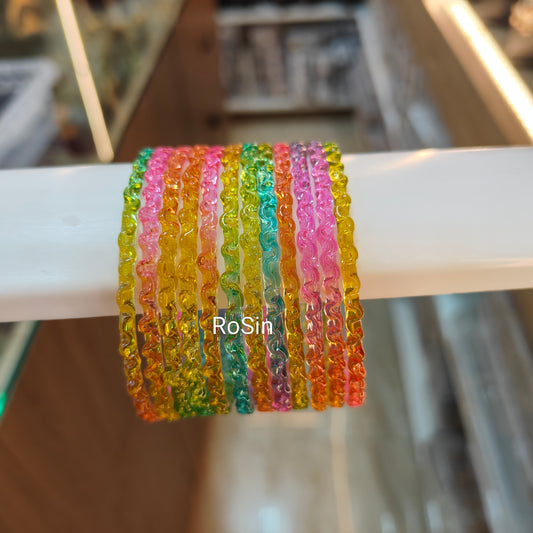 Maggie bangles budget glass (6 bangles only)