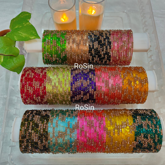 Ananya glass bangles (1 dozen)