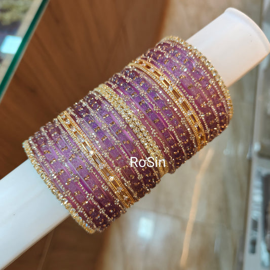 Dot ad diamond bangles (2 hands)