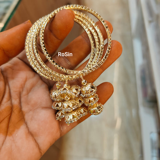 Kids diamond Ghungroo bangles (4)
