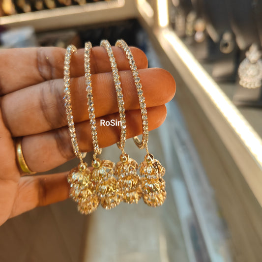 Kids diamond Ghungroo bangles (4)
