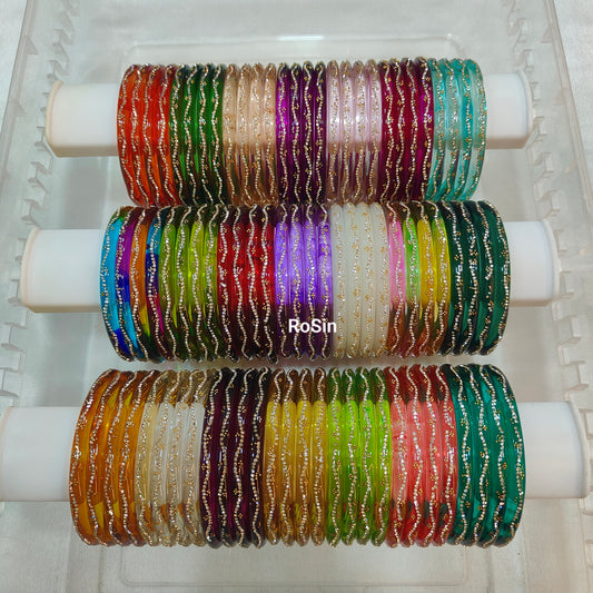 Minnale crystal kada (4 bangles)