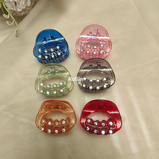 Single stone colour clutches(1 piece)