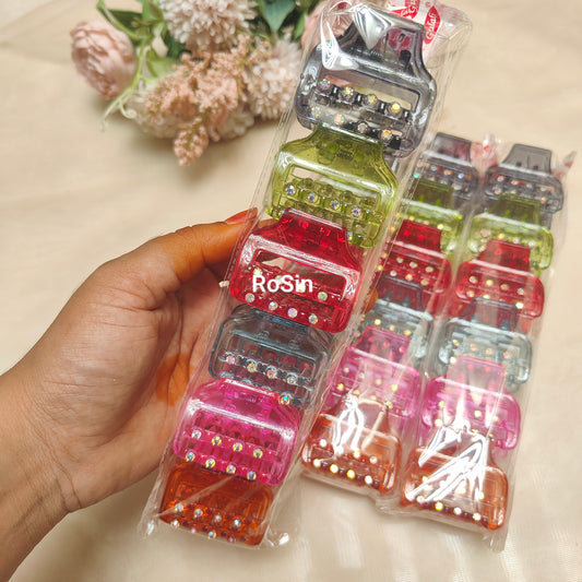 Box stone clutch (1 piece)