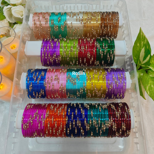 Apsara glass bangles (1 dozen)