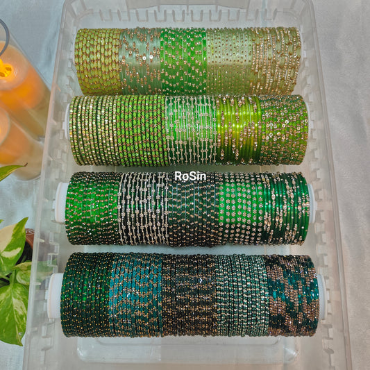 Shades of green combo box(20 selective sets)