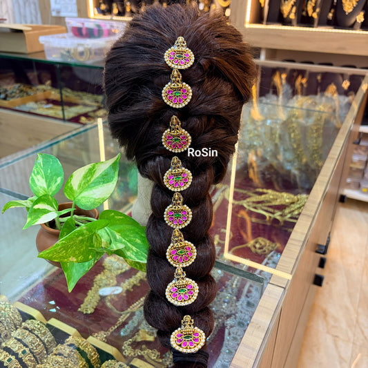 Lakshmi malar kada hairpins(6 pieces)