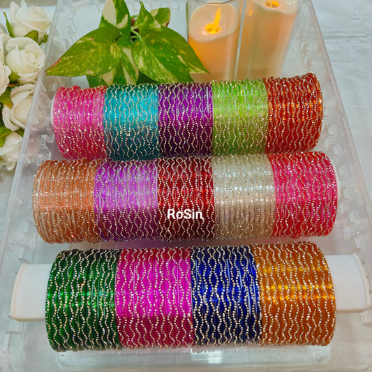 Aarohi AR glass bangles (1 dozen)