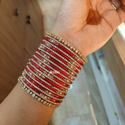Red apsara stack (1 hand)