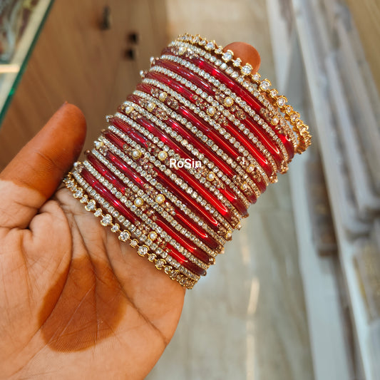 Red apsara stack (1 hand)