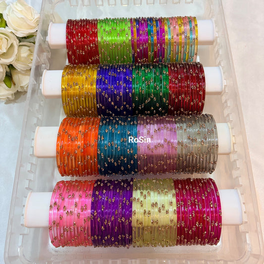 2.10 Aruvi glass bangles (1 dozen)