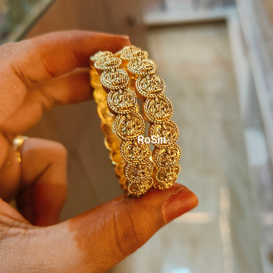 Coin kids metal bangles (2 bangles)