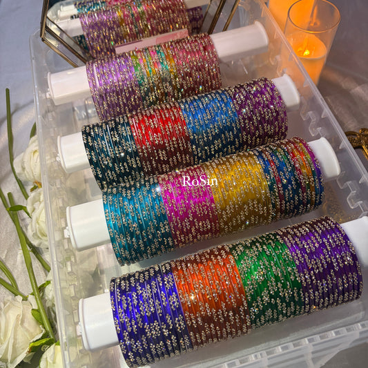 vennila glass bangles (1 dozen)