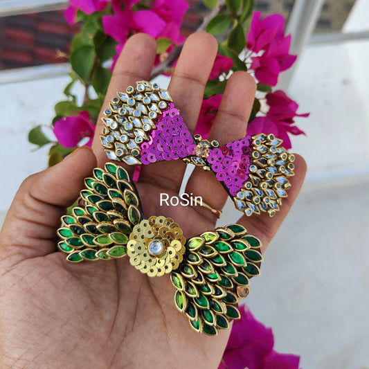 Designer centre clips