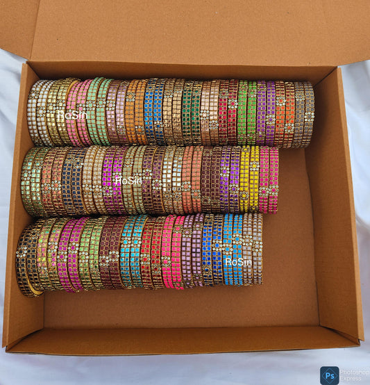 Double line bangles return gifts box