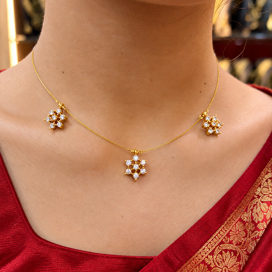 New Trifloral diamond like invincible chain