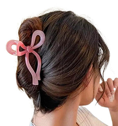 Cute korean bow hair clip (1)