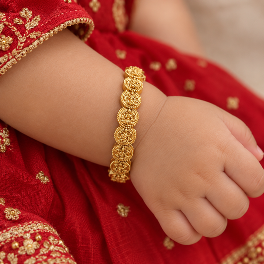Coin kids metal bangles (2 bangles)