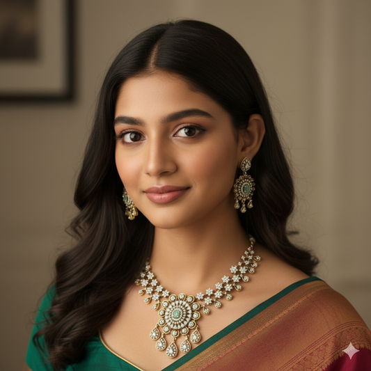 Victorian seagreen set