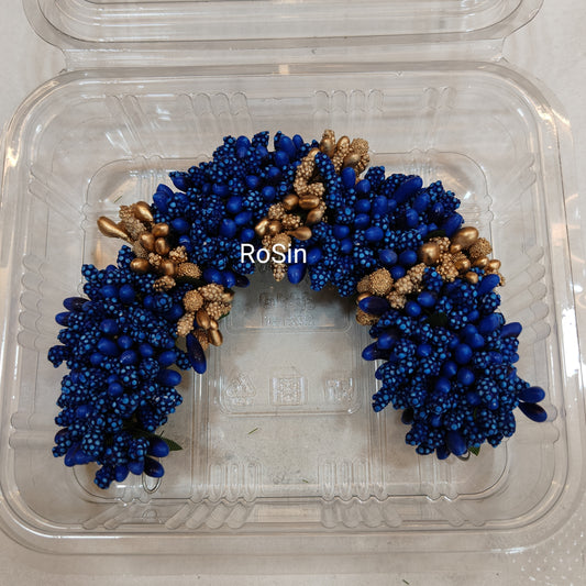 Artificial darkblue flower veni